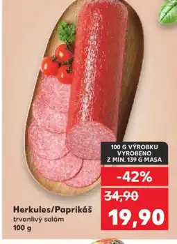 Kaufland Herkules/Paprikáš nabídka