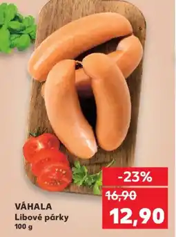 Kaufland VÁHALA Libové párky nabídka