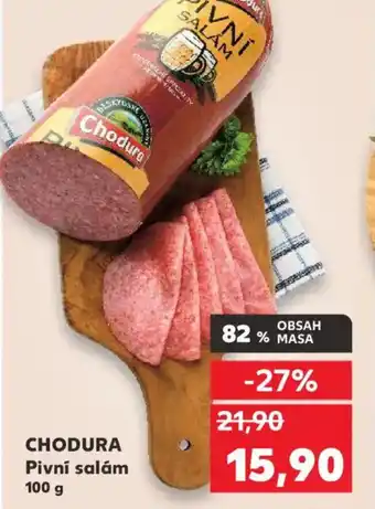 Kaufland CHODURA Pivní salám nabídka
