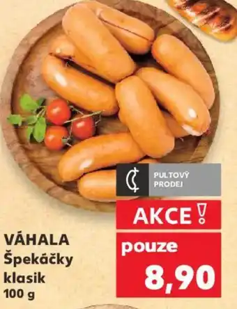 Kaufland VÁHALA Špekáčky klasik nabídka