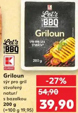 Kaufland Griloun sýr pro gril stvořený natur/ s bazalkou nabídka