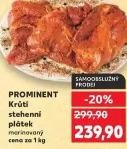 Kaufland PROMINENT Krůtí stehenní plátek nabídka