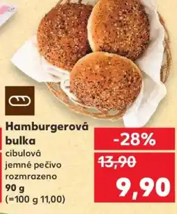 Kaufland Hamburgerová bulka nabídka