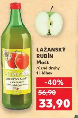 Kaufland LAŽANSKÝ RUBÍN Mošt nabídka