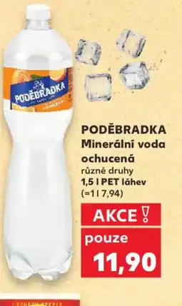 Kaufland PODĚBRADKA Minerální voda ochucená nabídka