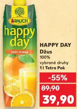 Kaufland HAPPY DAY Džus 100% nabídka