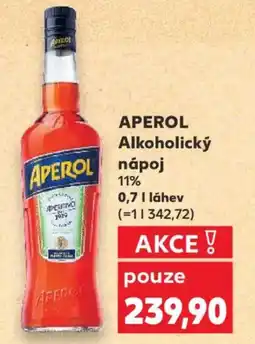 Kaufland APEROL Alkoholický 11% nápoj nabídka