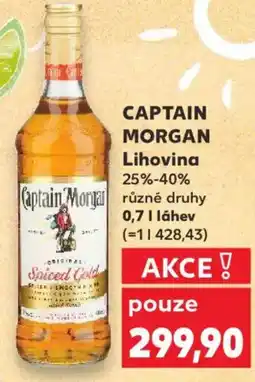 Kaufland CAPTAIN MORGAN Lihovina 25%-40% nabídka