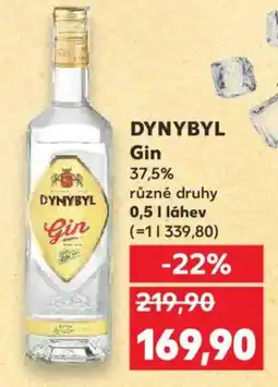 Kaufland DYNYBYL Gin 37,5% nabídka