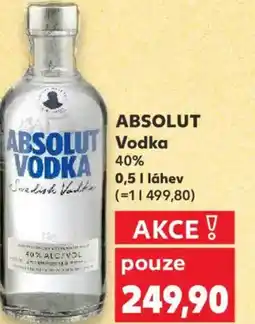 Kaufland ABSOLUT Vodka 40% nabídka