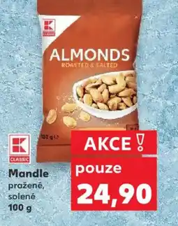 Kaufland Mandle pražené, solené nabídka
