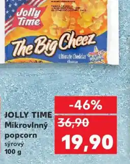 Kaufland JOLLY TIME Mikrovlnný popcorn sýrový nabídka