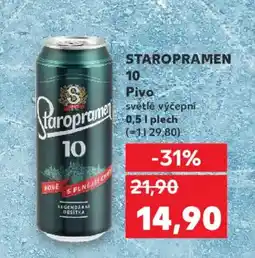 Kaufland STAROPRAMEN 10 Pivo nabídka
