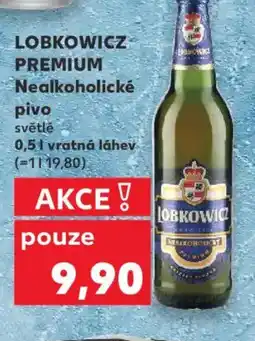 Kaufland LOBKOWICZ PREMIUM Nealkoholické pivo nabídka