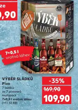 Kaufland VÝBĚR SLÁDKŮ Pivo nabídka