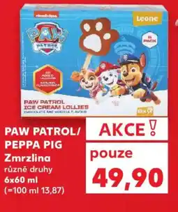 Kaufland PAW PATROL/ PEPPA PIG Zmrzlina nabídka