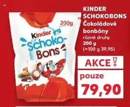 Kaufland KINDER Schokobons Čokoládové bonbóny nabídka