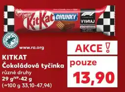 Kaufland KITKAT Čokoládová tyčinka nabídka