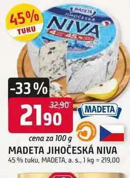 Trefa MADETA JIHOČESKÁ NIVA 45% tuku nabídka