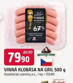 Trefa VINNÁ KLOBÁSA NA GRIL nabídka