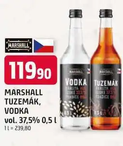 Trefa MARSHALL TUZEMÁK, VODKA vol. 37,5% nabídka