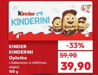 Kaufland KINDER Kinderini Oplatka nabídka