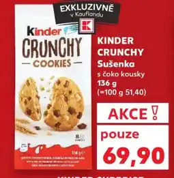Kaufland KINDER Crunchy Sušenka nabídka