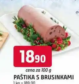 Trefa PAŠTIKA S BRUSINKAMI nabídka