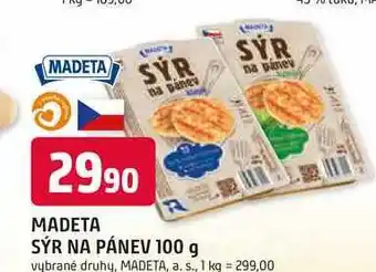 Trefa MADETA SÝR NA PÁNEV nabídka