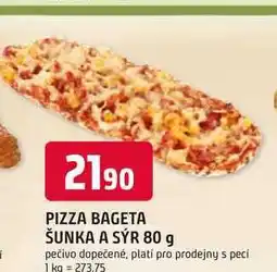 Trefa PIZZA BAGETA ŠUNKA A SÝR nabídka