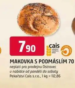 Trefa MAKOVKA S PODMÁSLÍM nabídka