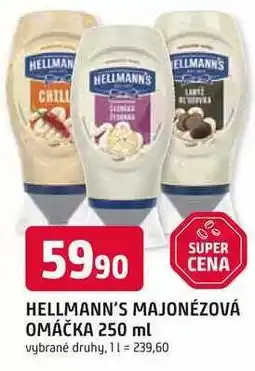 Trefa HELLMANN'S MAJONÉZOVÁ OMÁČKA nabídka