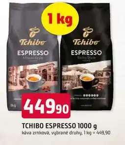 Trefa TCHIBO ESPRESSO 1000 g káva zrnková, vybrané druhy nabídka