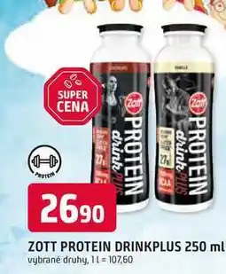 Trefa ZOTT PROTEIN DRINKPLUS nabídka