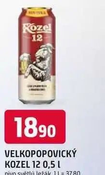 Trefa VELKOPOPOVICKÝ KOZEL 12 nabídka