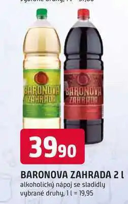Trefa BARONOVA ZAHRADA nabídka