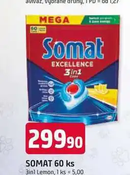 Trefa SOMAT 60 ks 3in1 Lemon nabídka