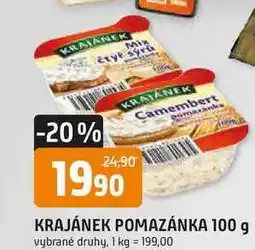 Trefa KRAJÁNEK POMAZÁNKA nabídka