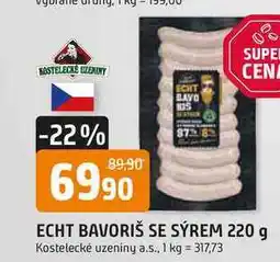 Trefa ECHT BAVORIŠ SE SÝREM nabídka