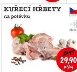 RABBIT řeznictví KUŘECÍ HŘBETY na polévku nabídka