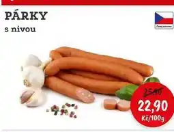 RABBIT řeznictví PÁRKY s nivou nabídka