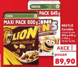 Kaufland NESTLÉ Cereálie nabídka