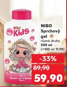 Kaufland NIBO Sprchový gel nabídka