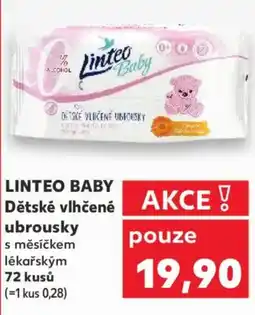 Kaufland LINTEO Baby Dětské vlhčené ubrousky nabídka