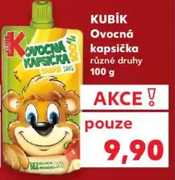 Kaufland KUBÍK Ovocná kapsička nabídka