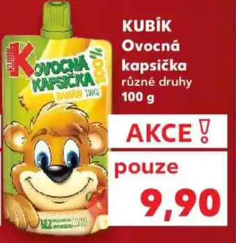 Kaufland KUBÍK Ovocná kapsička nabídka
