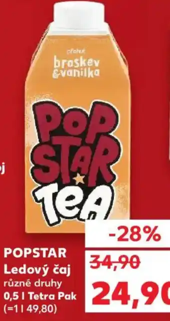 Kaufland POPSTAR Ledový čaj nabídka
