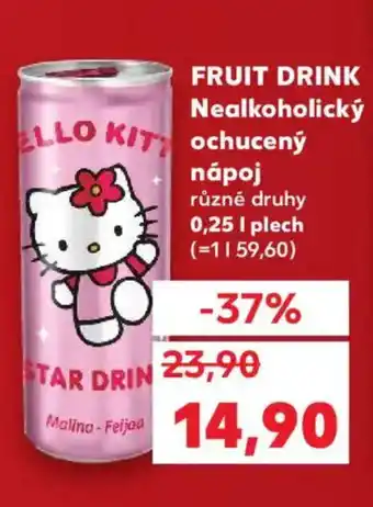 Kaufland FRUIT Drink Nealkoholický ochucený nápoj nabídka