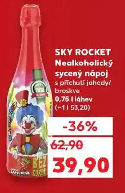 Kaufland SKY ROCKET Nealkoholický sycený nápoj nabídka