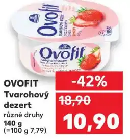 Kaufland OVOFIT Tvarohový dezert nabídka